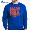 Bacon Egg And Threes T-Shirt 2