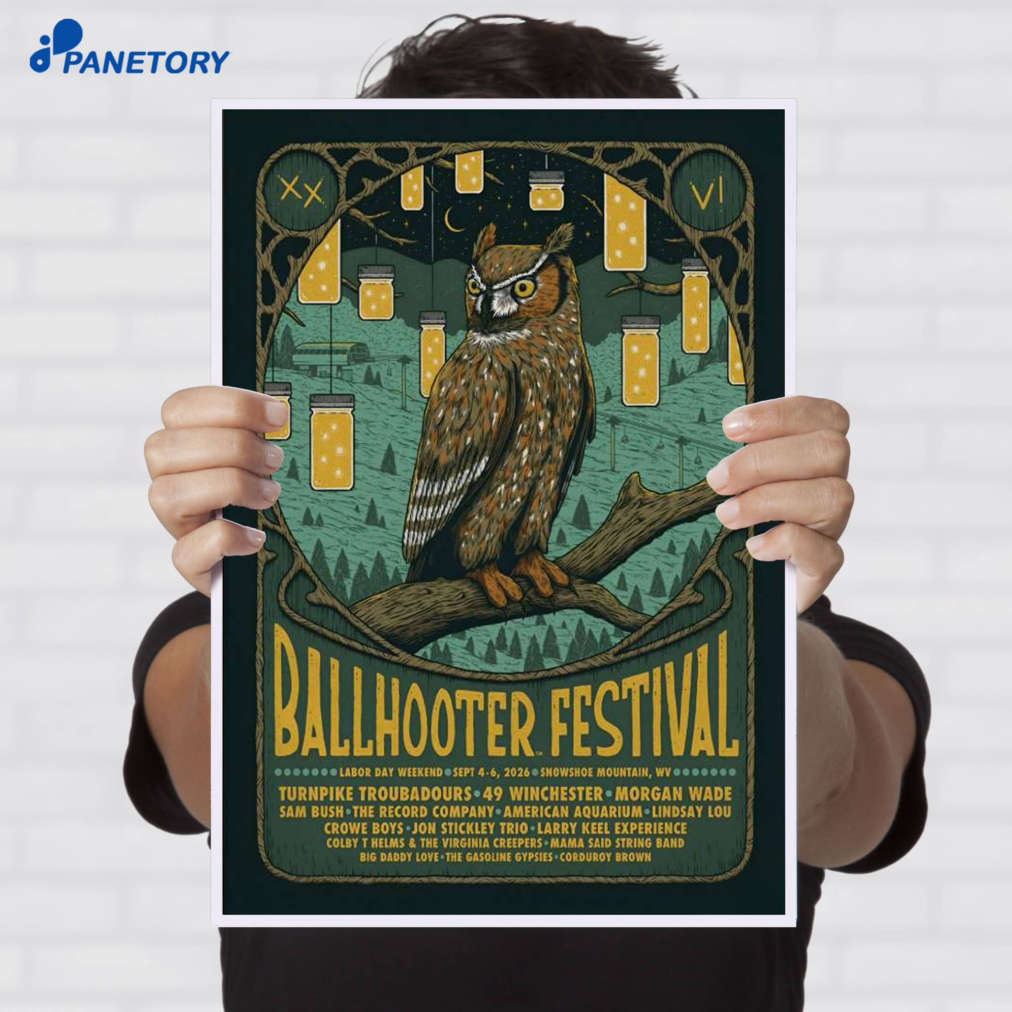 Ballhooter Festival Snowshoe Mountain West Virginia Sep 4-6 2026 Poster Ballhooter Festival Snowshoe Mountain West Virginia Sep 4-6 2026 Poster