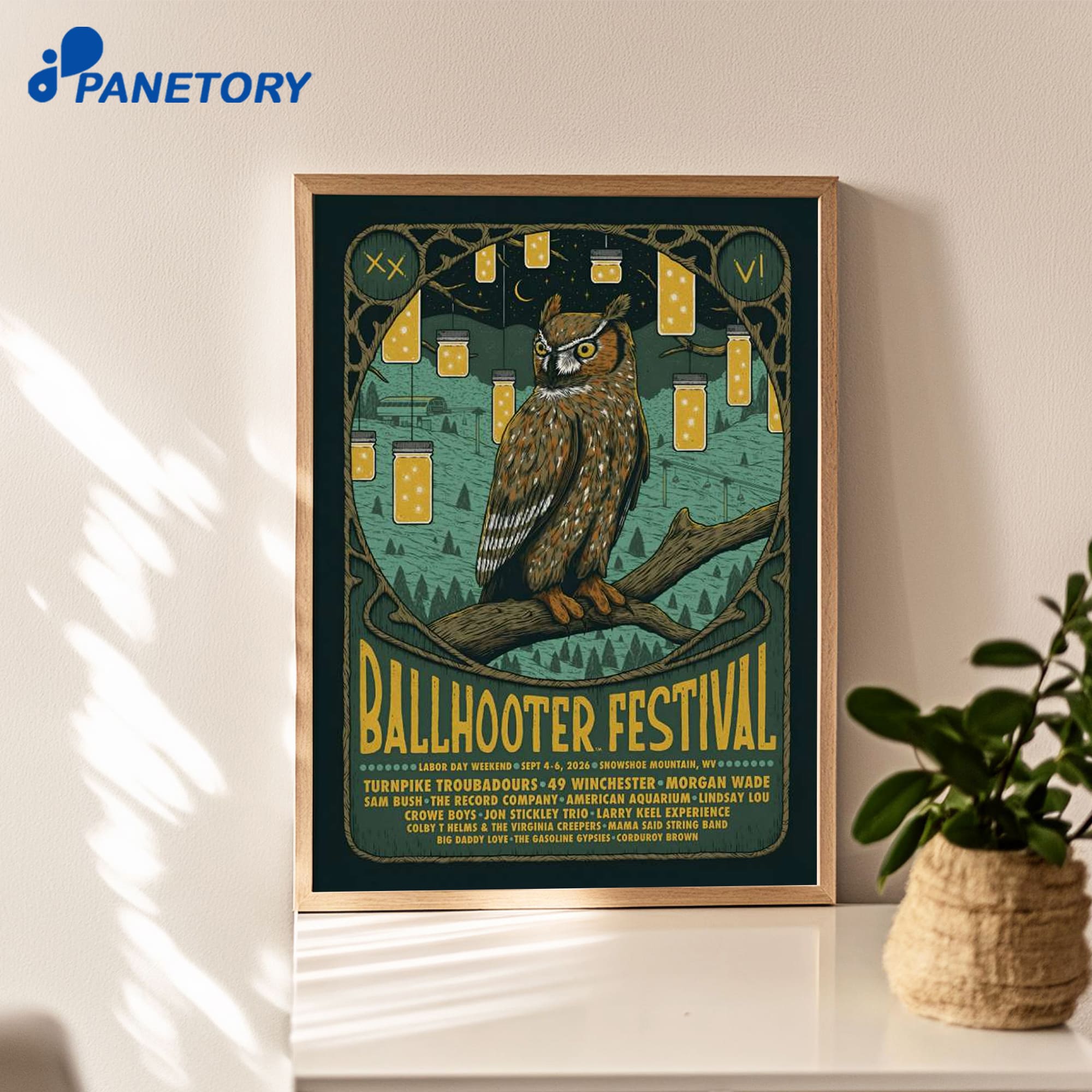 Ballhooter Festival Snowshoe Mountain West Virginia Sep 4-6 2026 Poster Ballhooter Festival Snowshoe Mountain West Virginia Sep 4-6 2026 Poster