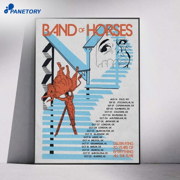Band Of Horses Celebrating 20 Years Of Everything All The Time 2026 Poster