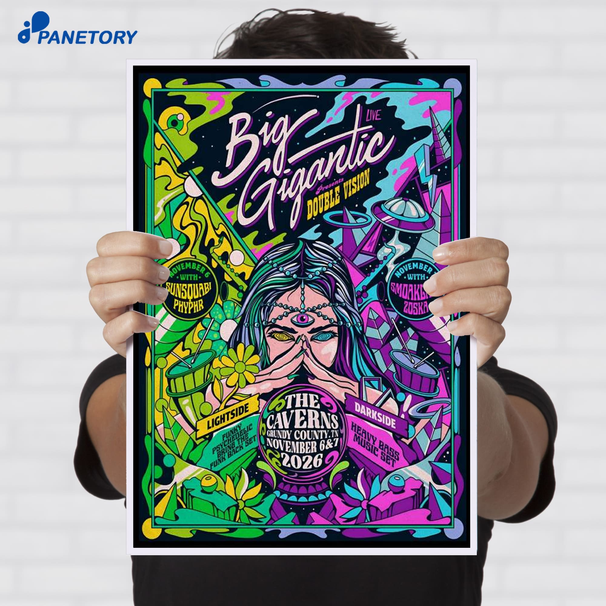 Big Gigantic The Caverns Pelham Tn Nov 6-7 2026 Poster Big Gigantic The Caverns Pelham Tn Nov 6-7 2026 Poster