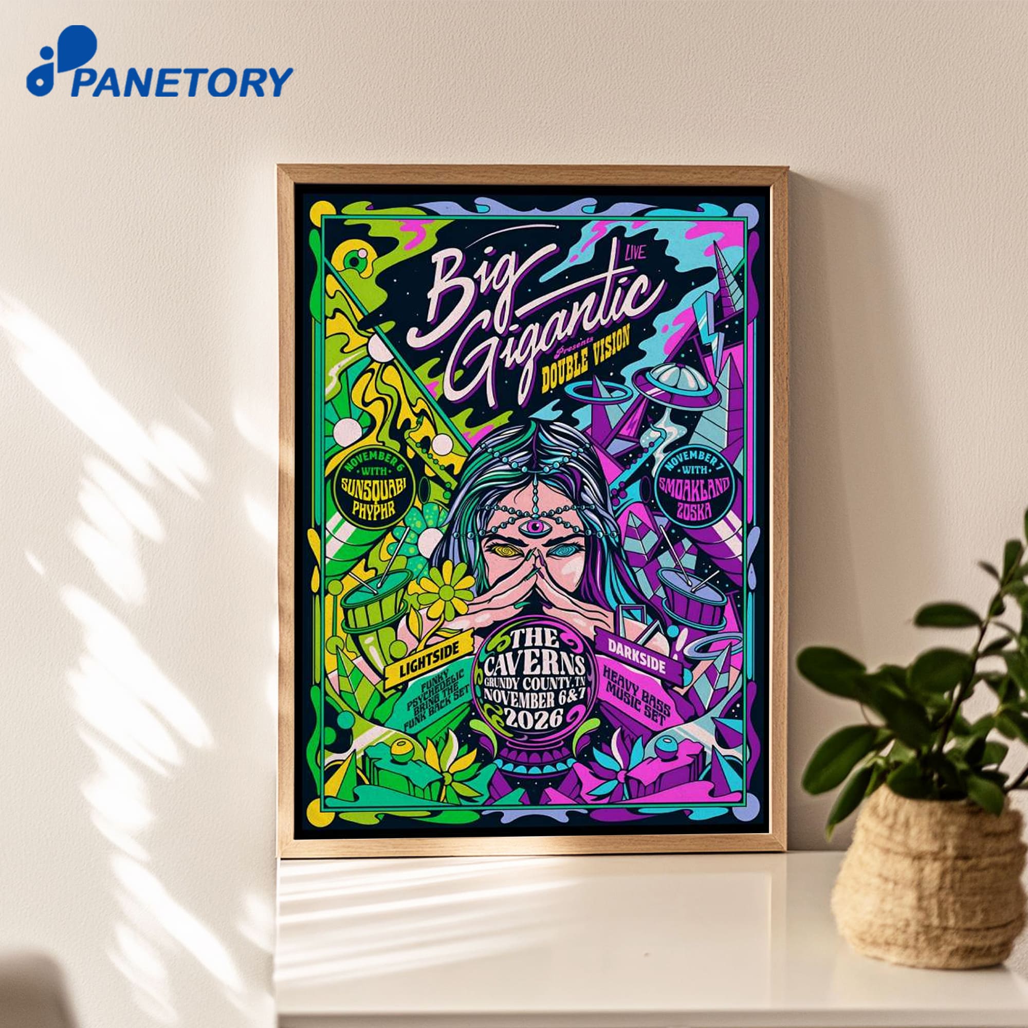 Big Gigantic The Caverns Pelham Tn Nov 6-7 2026 Poster Big Gigantic The Caverns Pelham Tn Nov 6-7 2026 Poster