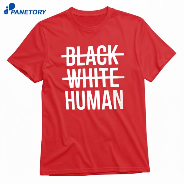 Black White Human T-Shirt