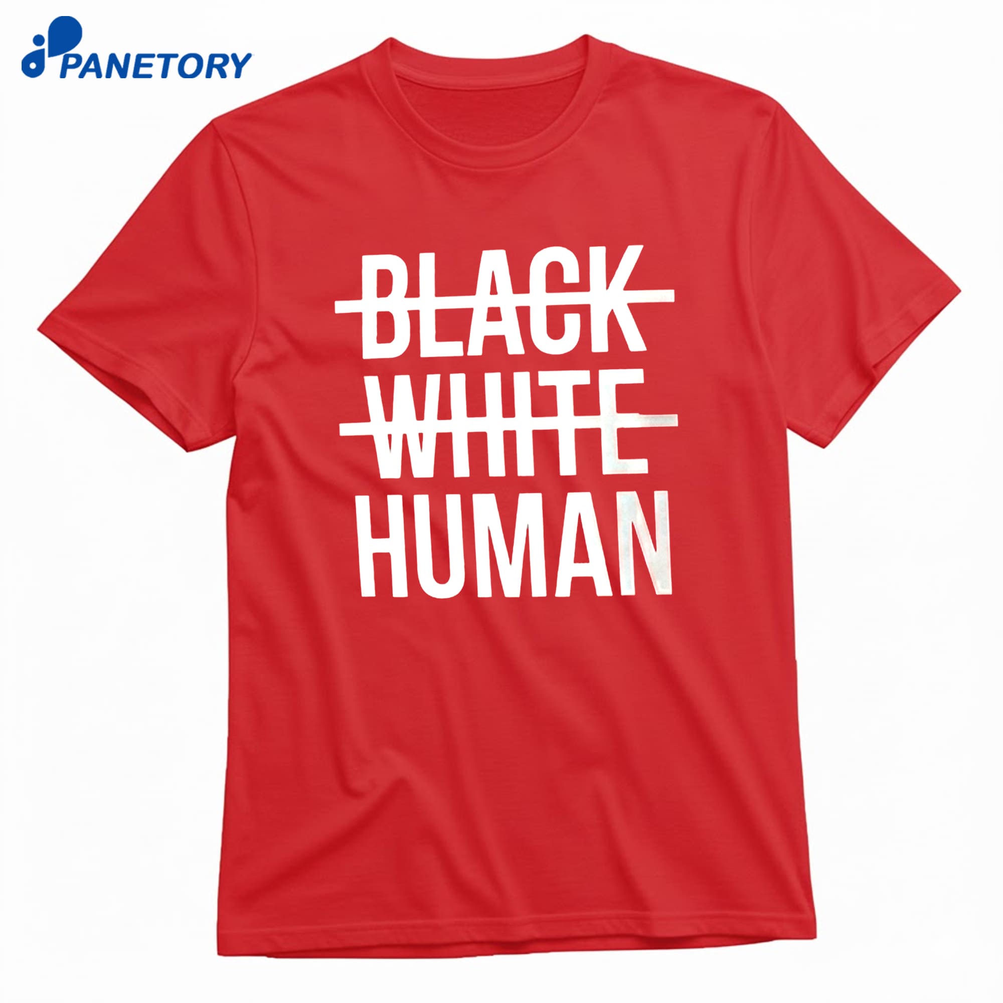 Black White Human T-Shirt 8 Black White Human T-Shirt 1