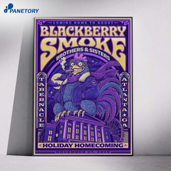Blackberry Smoke Tour The Tabernacle Atlanta Nov 27 2026 Poster