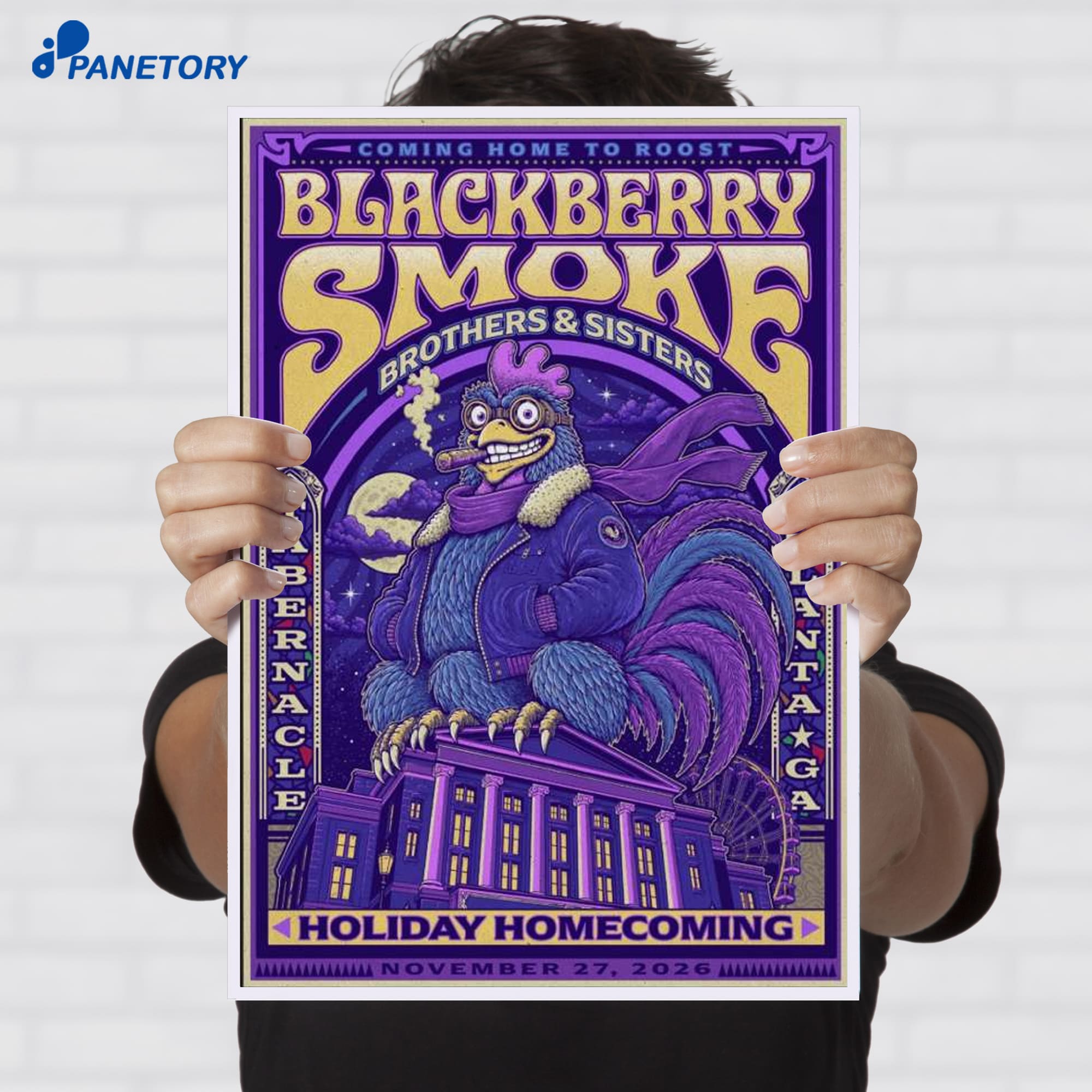 Blackberry Smoke Tour The Tabernacle Atlanta Nov 27 2026 Poster Blackberry Smoke Tour The Tabernacle Atlanta Nov 27 2026 Poster