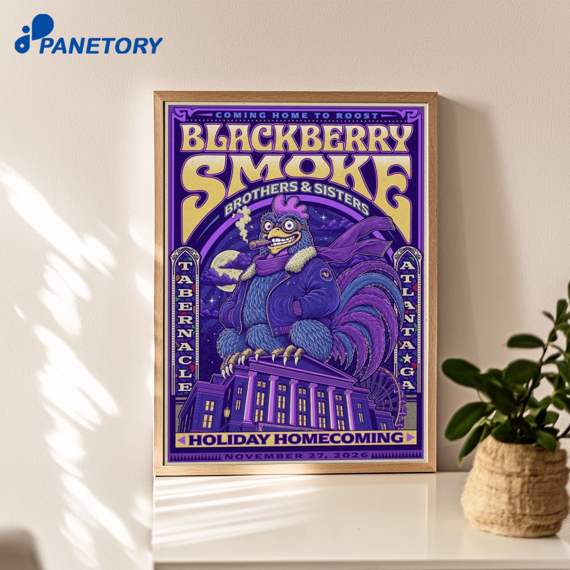 Blackberry Smoke Tour The Tabernacle Atlanta Nov 27 2026 Poster Blackberry Smoke Tour The Tabernacle Atlanta Nov 27 2026 Poster