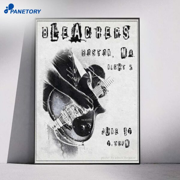 Bleachers Boston MA Jun 17 2026 Poster