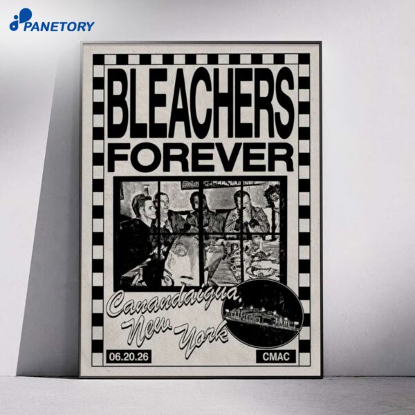 Bleachers Concert Forever Canandaigua New York Jun 20 2026 Poster