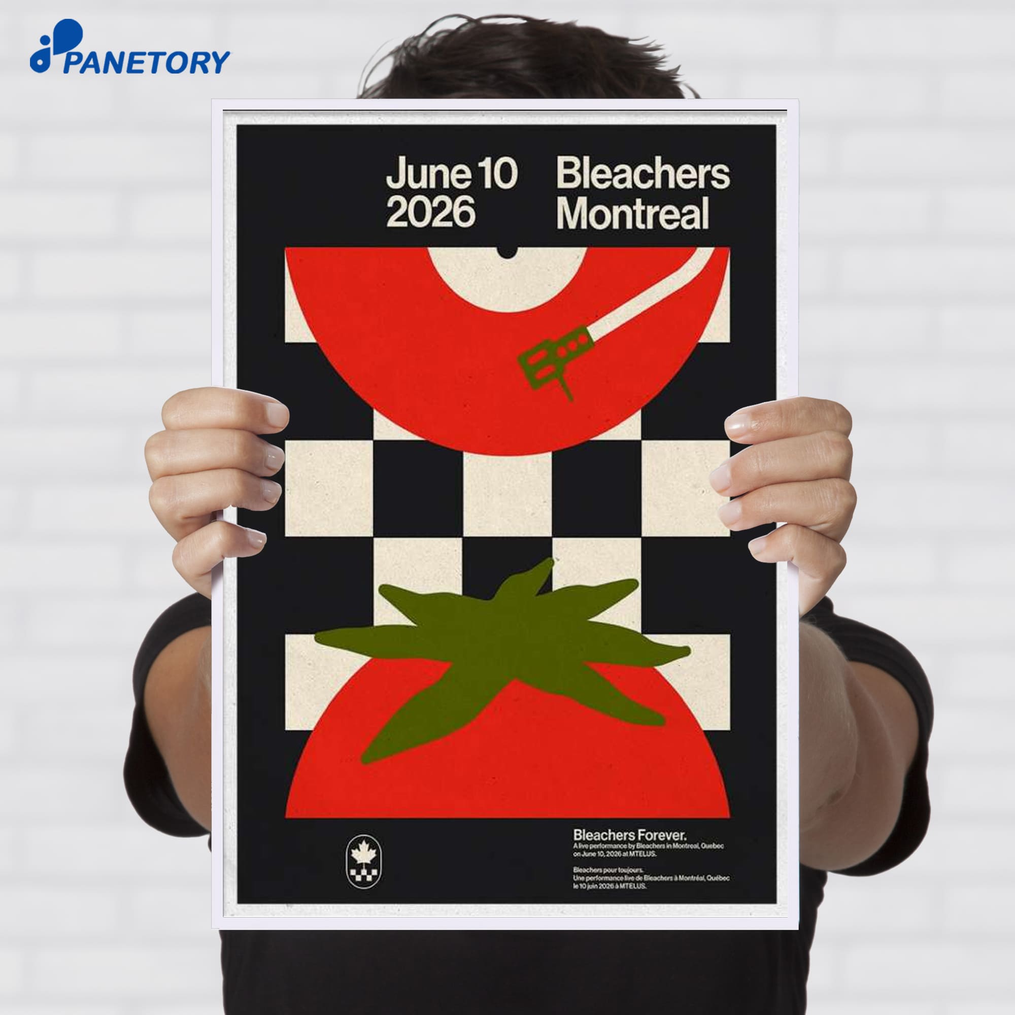 Bleachers Montreal Quebec Jun 10 2026 Poster Bleachers Montreal Quebec Jun 10 2026 Poster