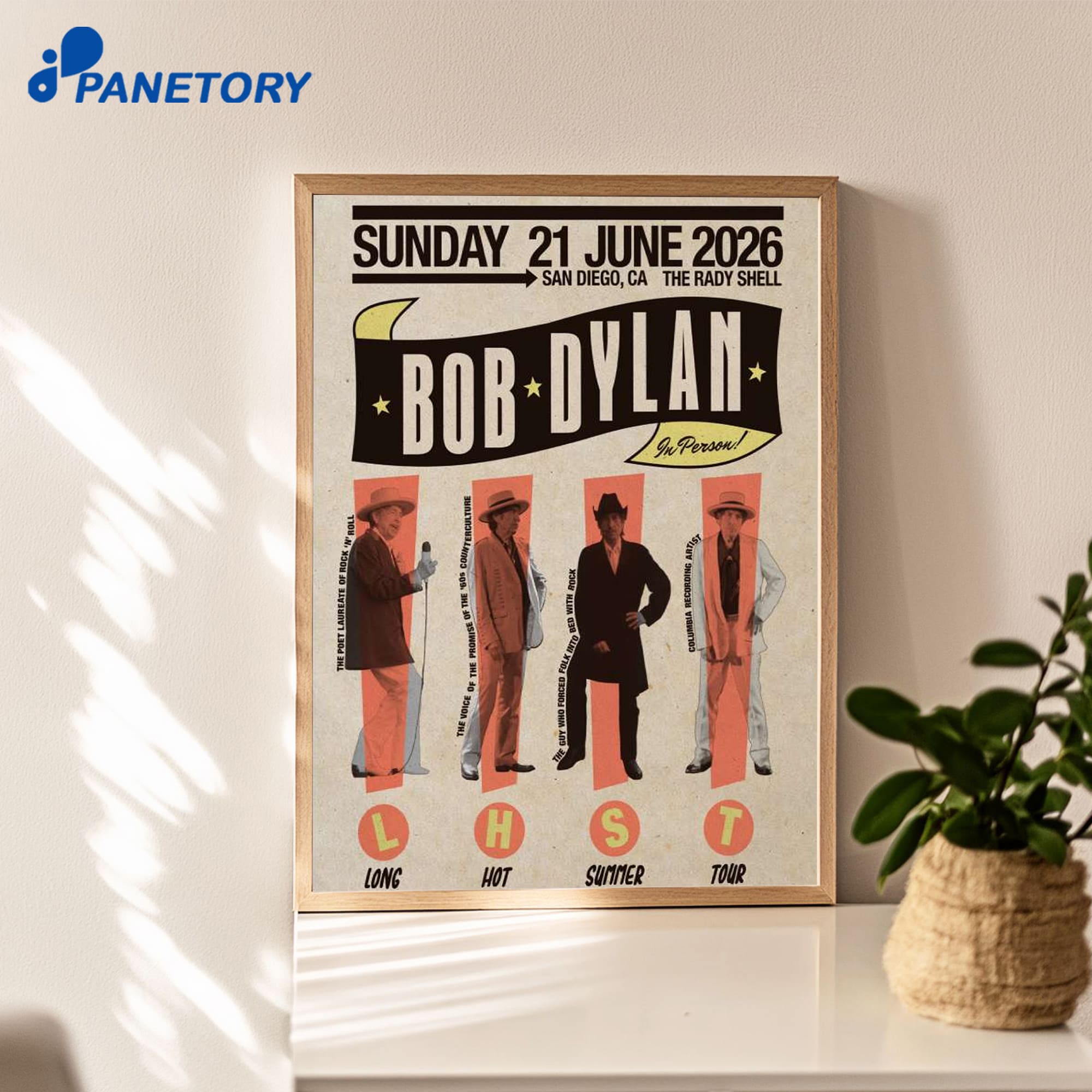 Bob Dylan San Diego Jun 21 2026 Poster Bob Dylan San Diego Jun 21 2026 Poster