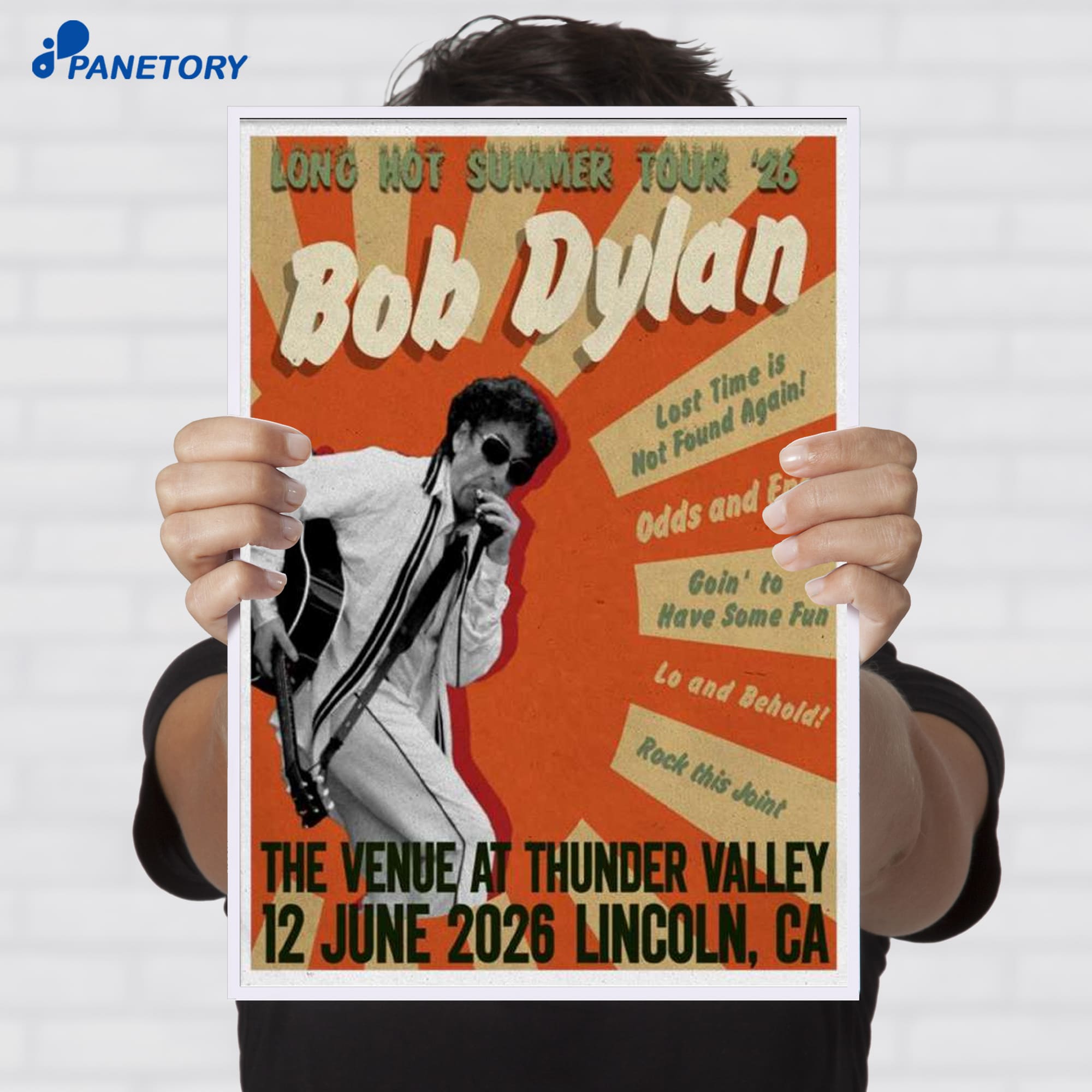 Bob Dylan Tour Lincoln Ca Jun 12 2026 Poster Bob Dylan Tour Lincoln Ca Jun 12 2026 Poster