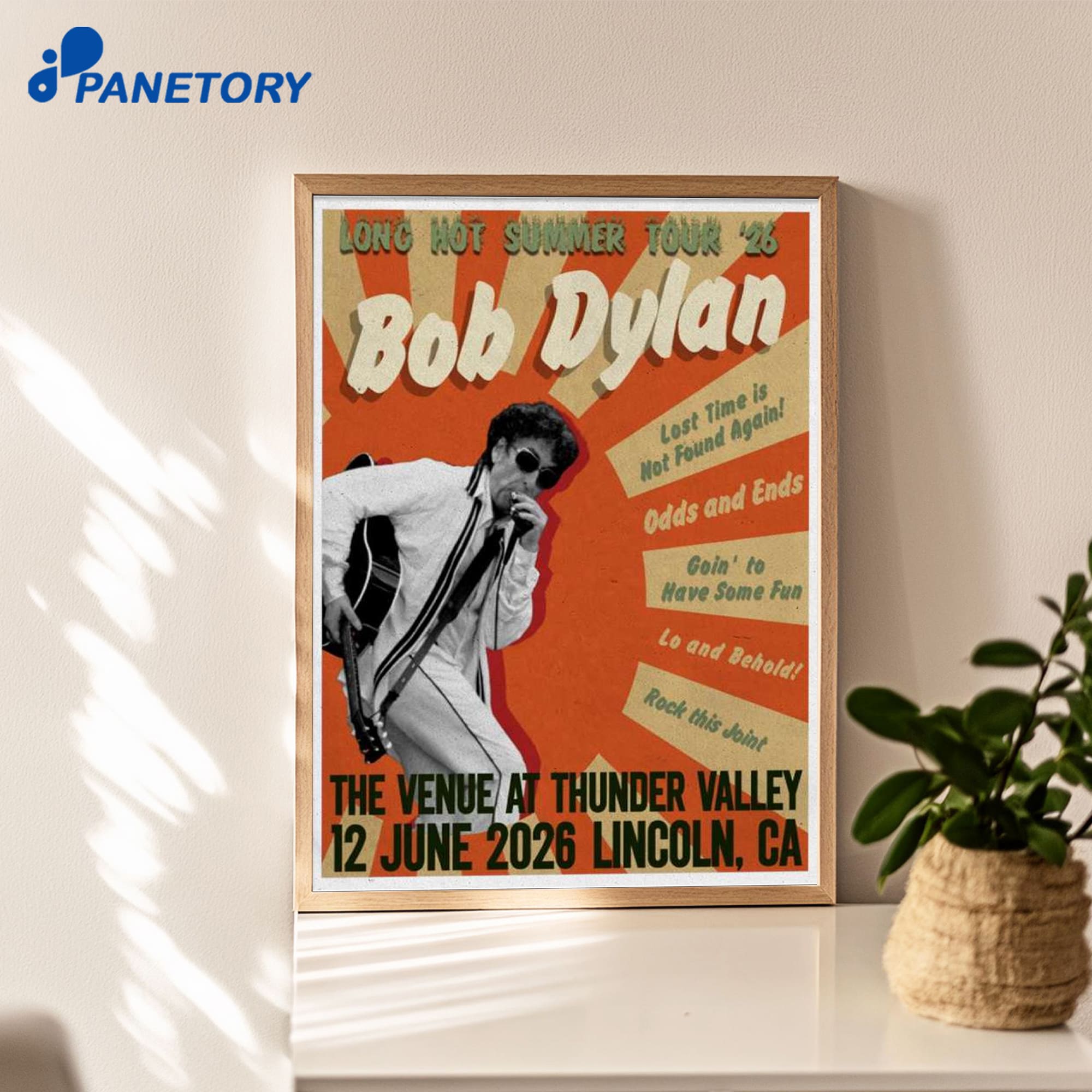 Bob Dylan Tour Lincoln Ca Jun 12 2026 Poster Bob Dylan Tour Lincoln Ca Jun 12 2026 Poster