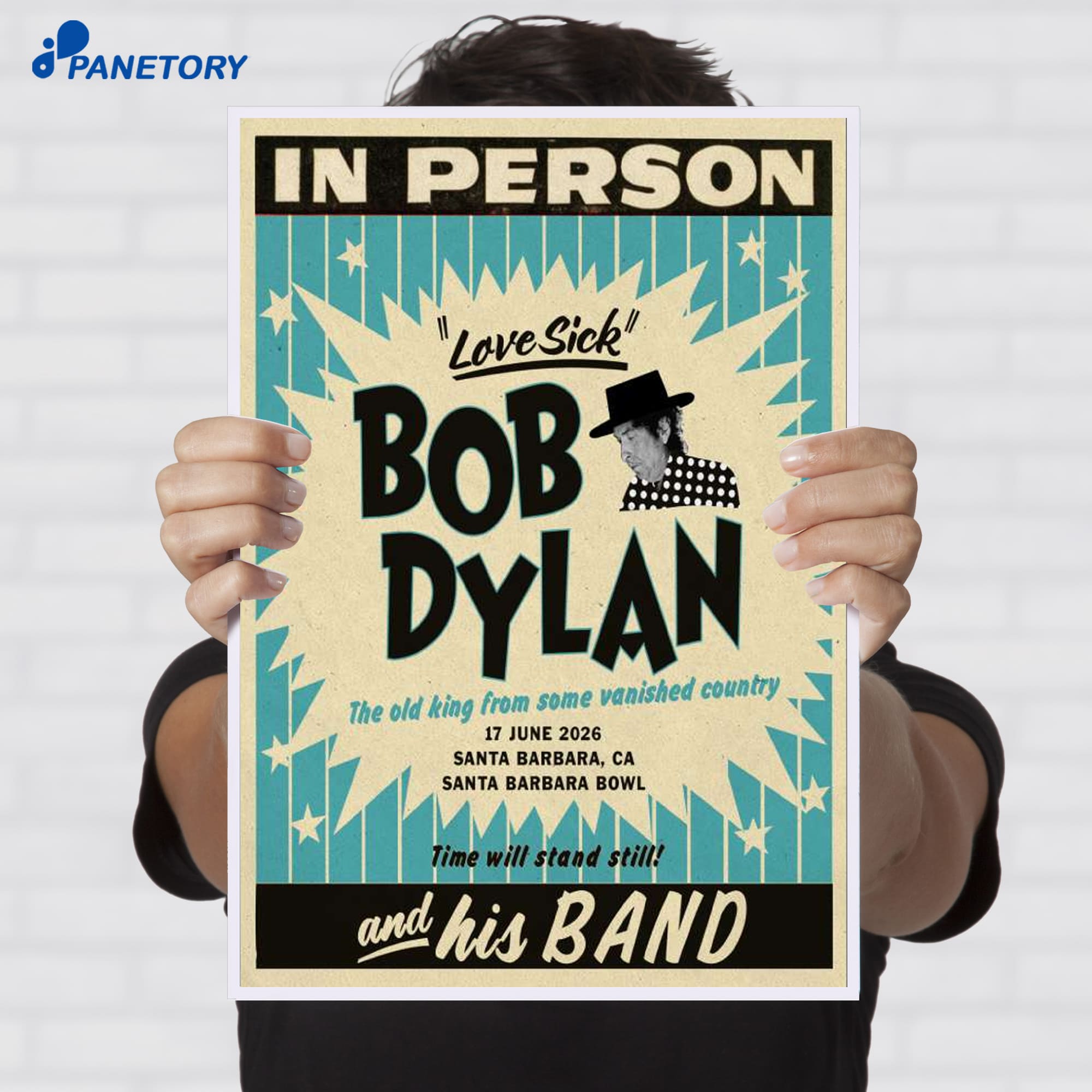 Bob Dylan Tour Santa Barbara California Jun 17 2026 Poster Bob Dylan Tour Santa Barbara California Jun 17 2026 Poster