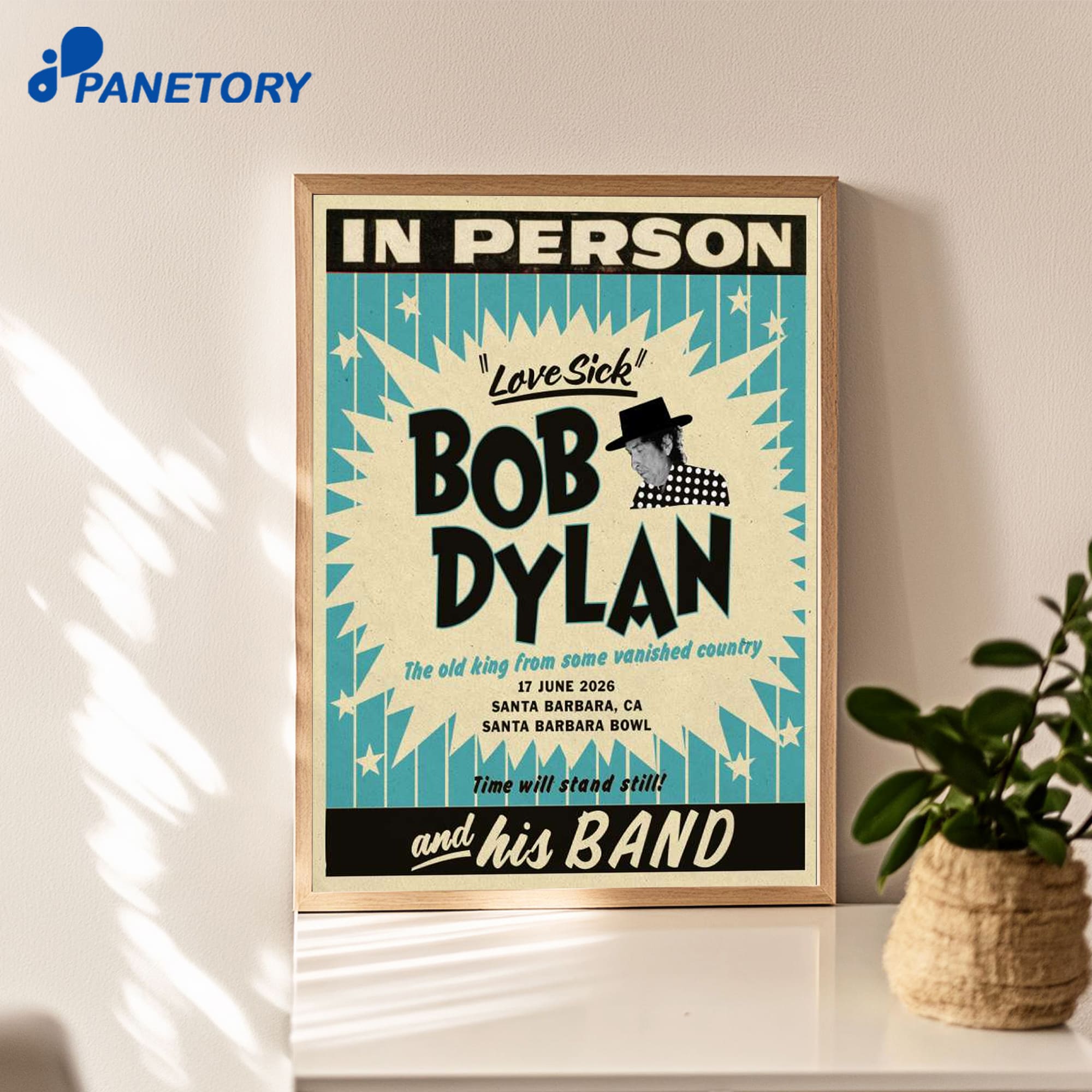 Bob Dylan Tour Santa Barbara California Jun 17 2026 Poster Bob Dylan Tour Santa Barbara California Jun 17 2026 Poster
