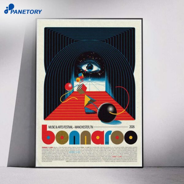 Bonnaroo The Strokes Jun 12 2026 Poster