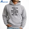 Born To Be A Baby Girl Forced To Be A Big Dog Text T-Shirt 1