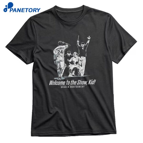 Braden Montgomery Welcome To The Show Kid T-Shirt