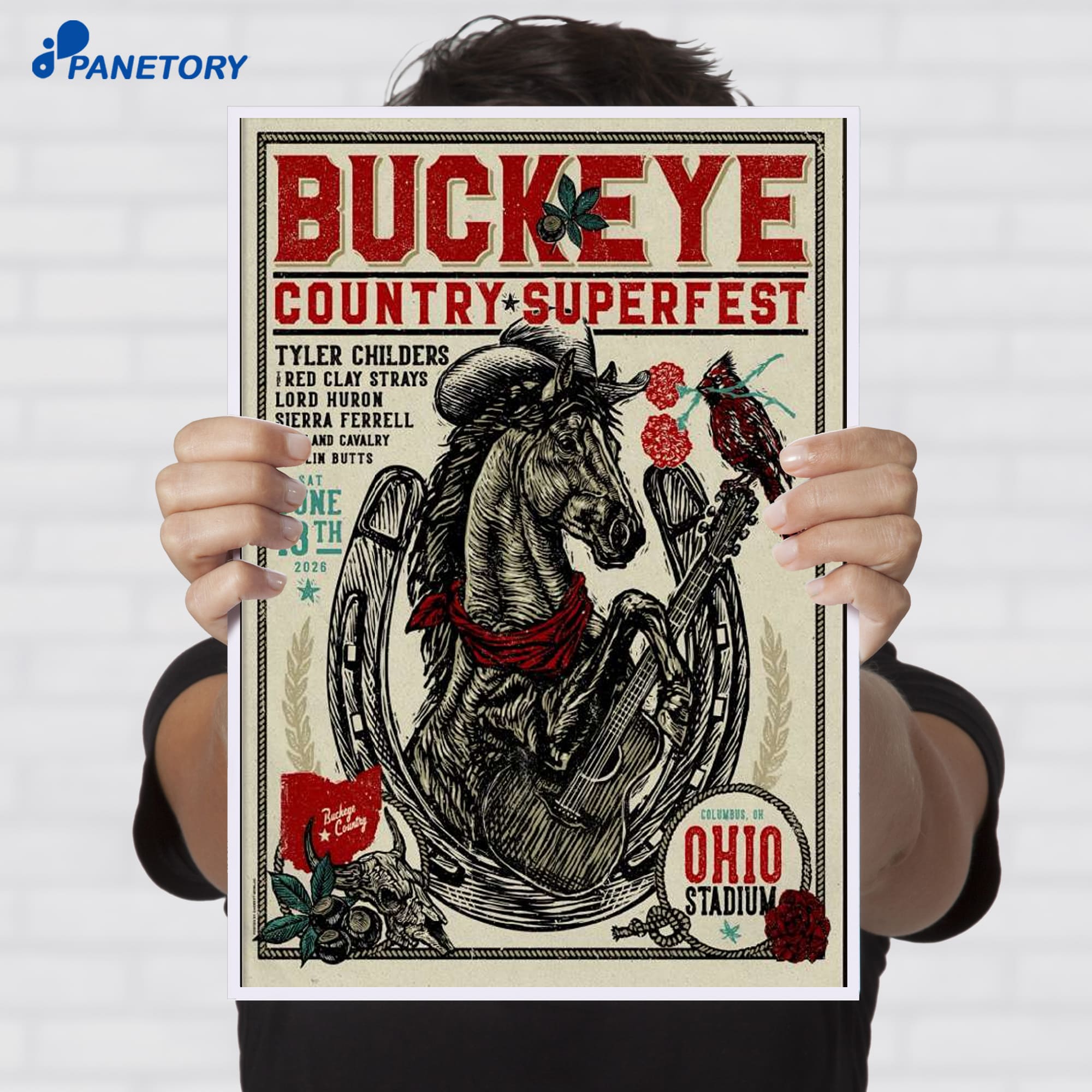Buckeye Country Superfest Columbus Oh Jun 13 2026 Poster Buckeye Country Superfest Columbus Oh Jun 13 2026 Poster