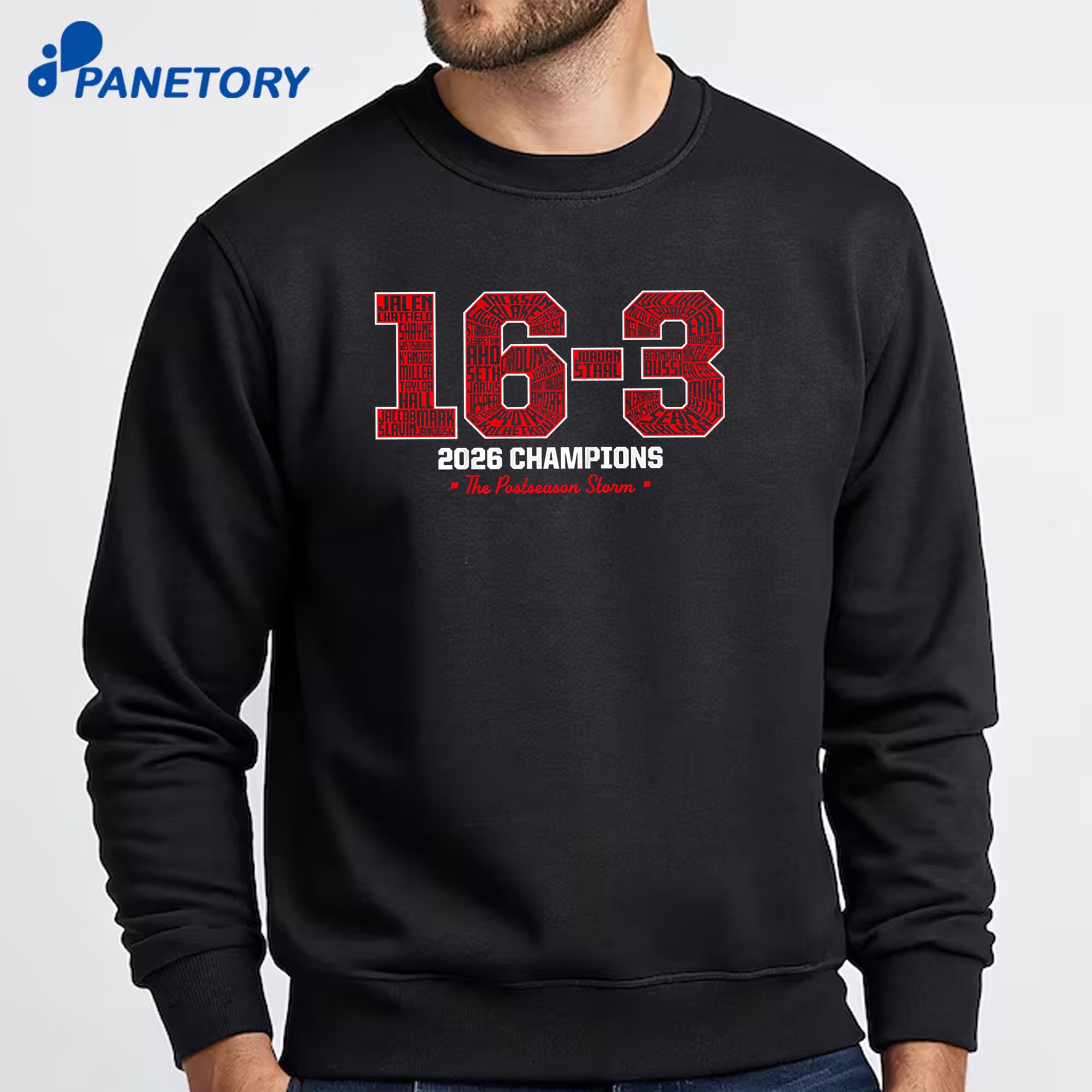 Carolina Hockey 16-3 2026 Champs T-Shirt 6 Carolina Hockey 16-3 2026 Champs T-Shirt 2