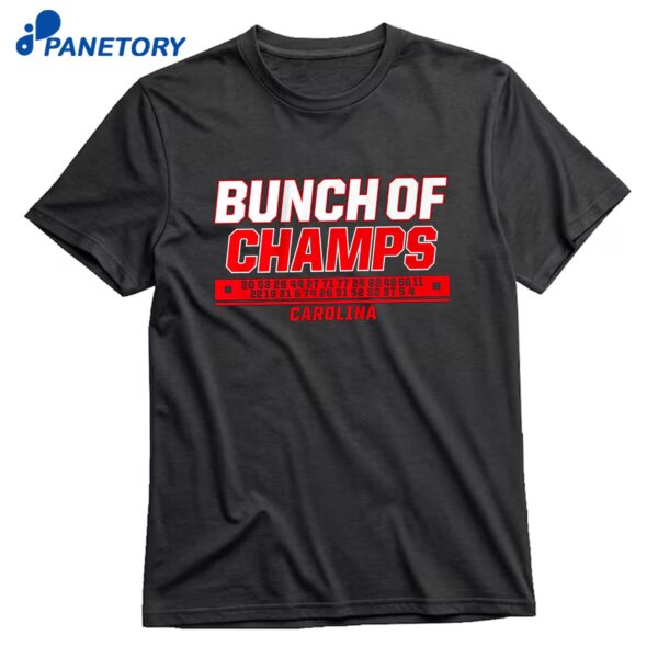 Carolina Hockey Bunch Of Champs T-Shirt