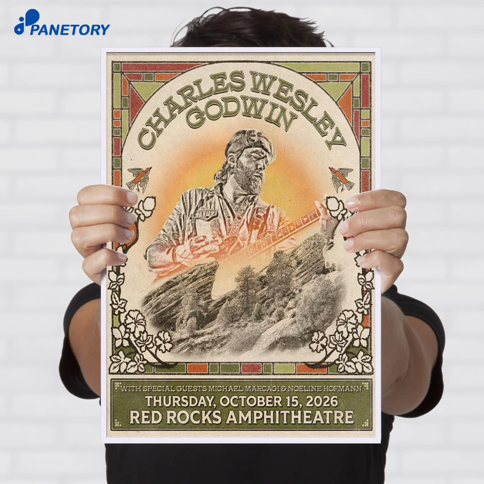 Charles Wesley Godwin Red Rocks Amphitheatre Oct 15 2026 Poster Charles Wesley Godwin Red Rocks Amphitheatre Oct 15 2026 Poster