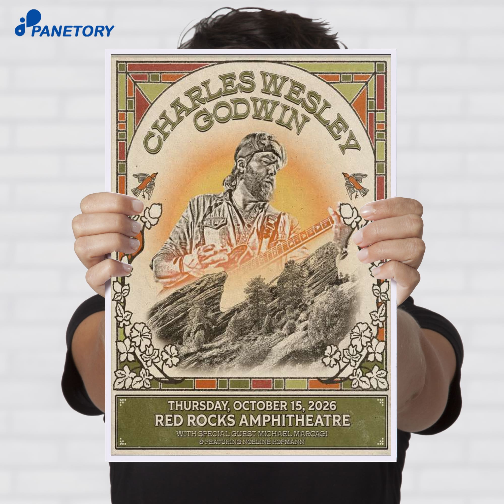 Charles Wesley Godwin Red Rocks Oct 15 2026 Poster Charles Wesley Godwin Red Rocks Oct 15 2026 Poster