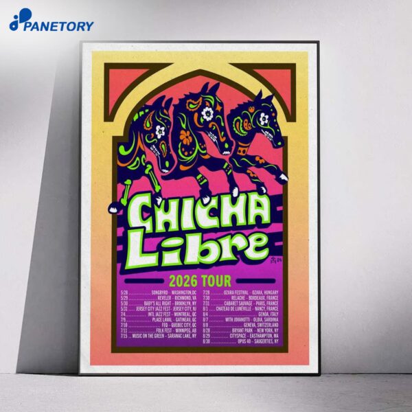 Chicha Libre Tour 2026 Poster