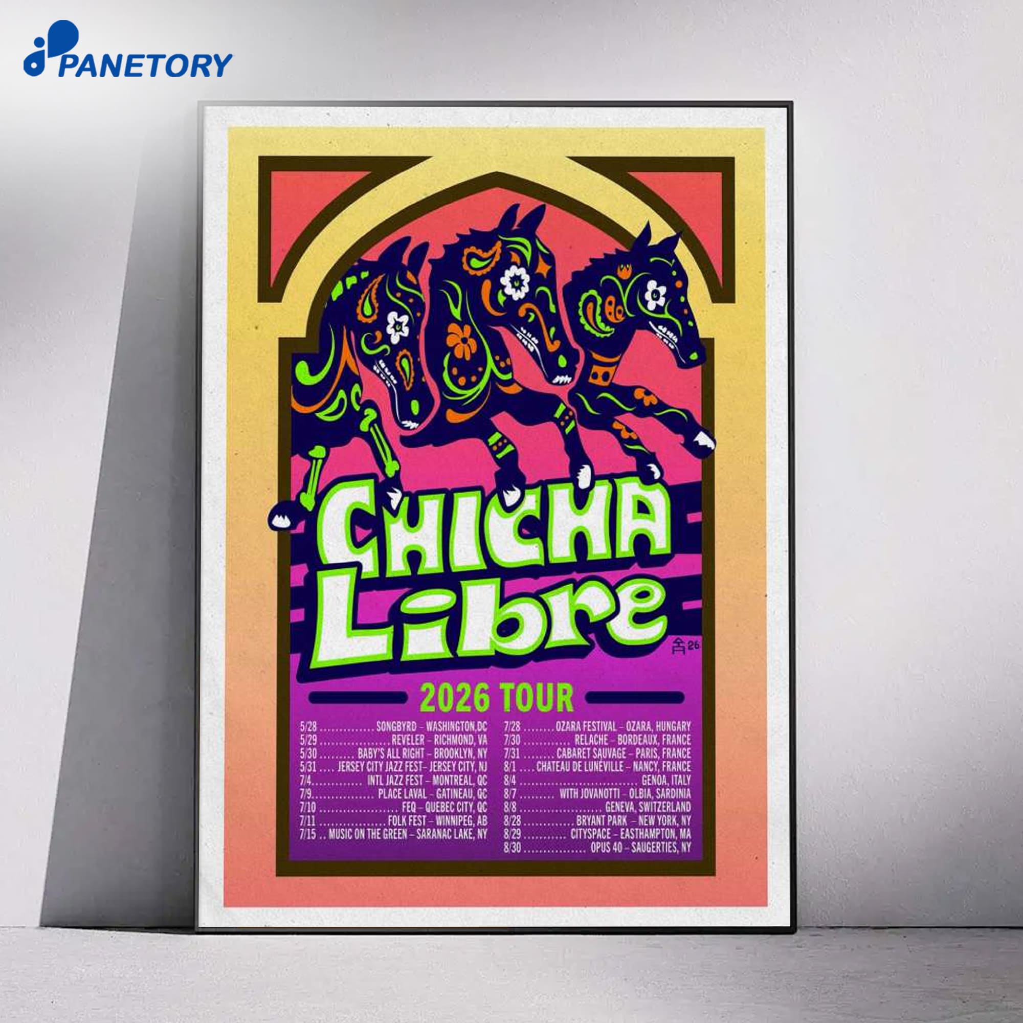 Chicha Libre Tour 2026 Poster 4 Chicha Libre Tour 2026 Poster 1