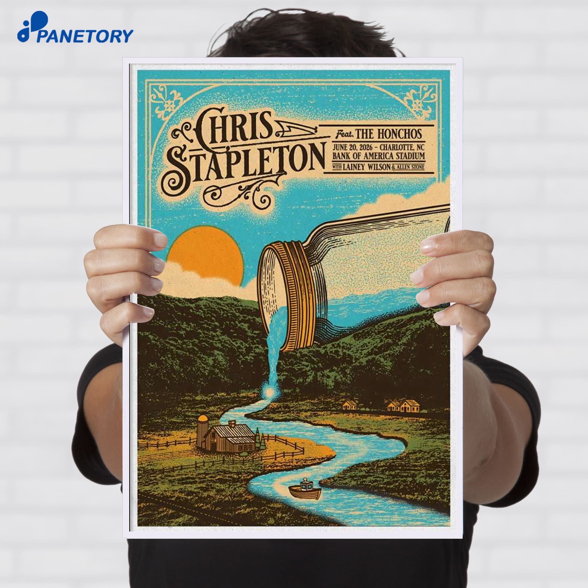 Chris Stapleton Charlotte Nc Jun 20 2026 Poster Chris Stapleton Charlotte Nc Jun 20 2026 Poster