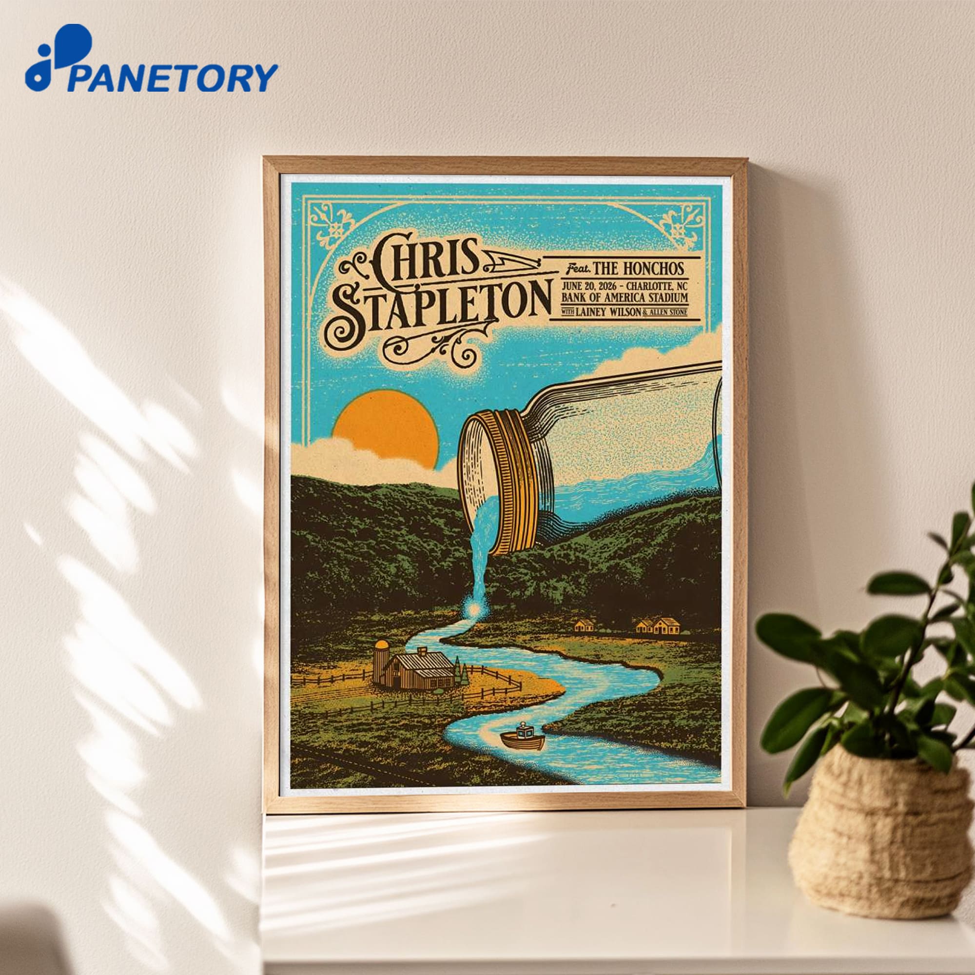 Chris Stapleton Charlotte Nc Jun 20 2026 Poster Chris Stapleton Charlotte Nc Jun 20 2026 Poster