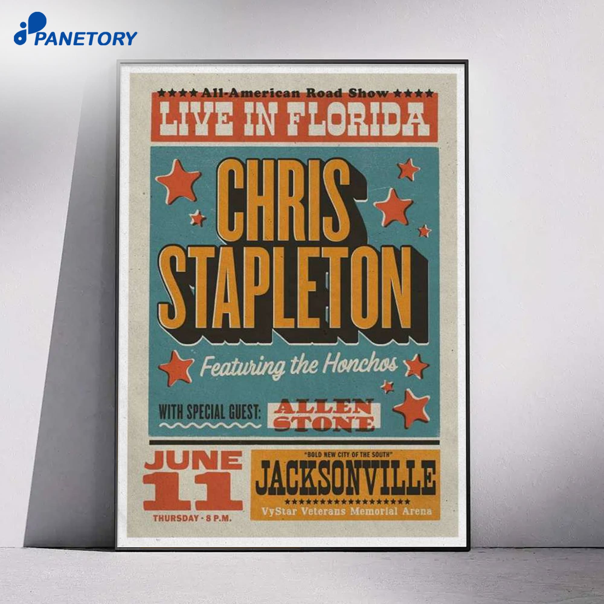 Chris Stapleton Jacksonville Fl Jun 11 2026 Poster 4 Chris Stapleton Jacksonville Fl Jun 11 2026 Poster 1