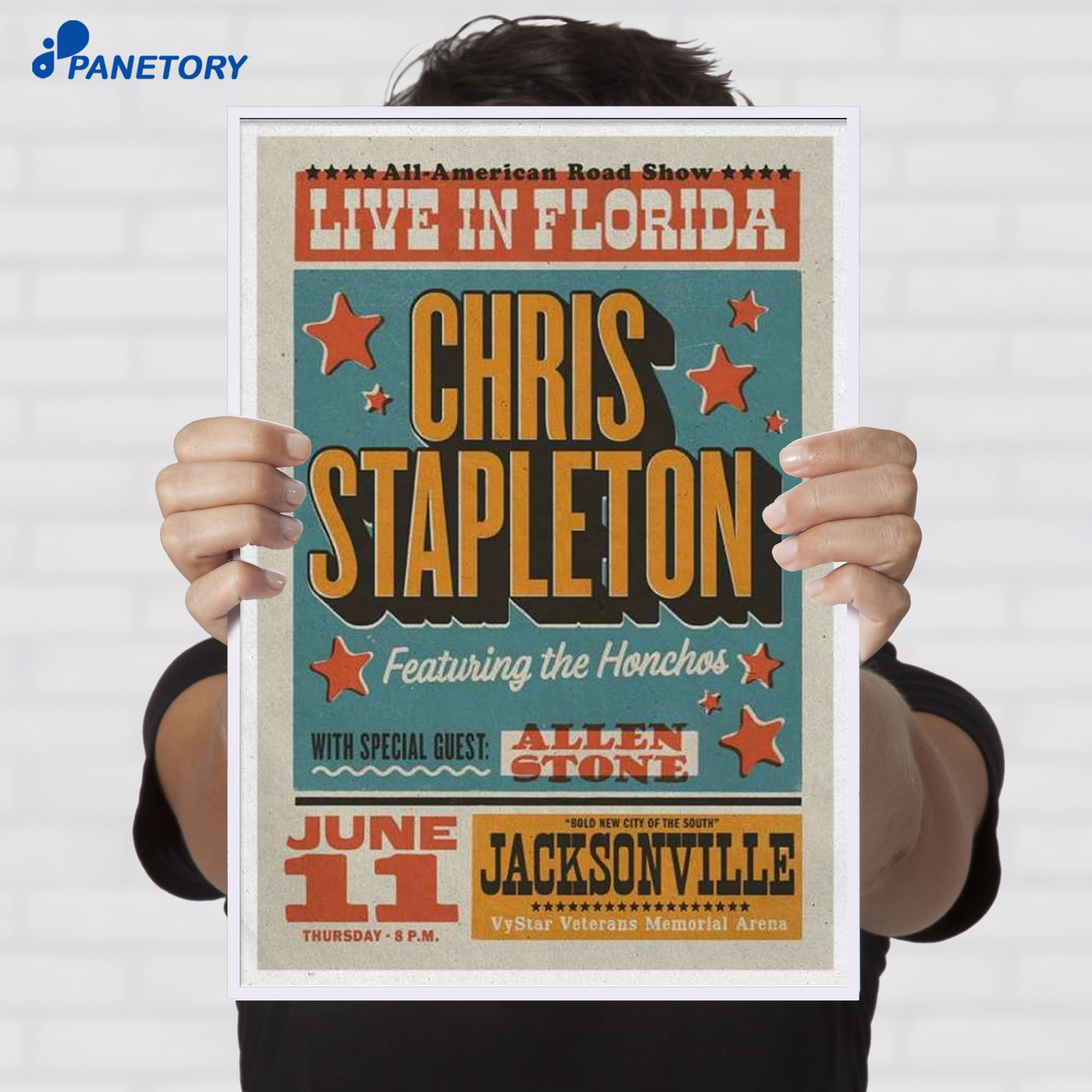 Chris Stapleton Jacksonville Fl Jun 11 2026 Poster Chris Stapleton Jacksonville Fl Jun 11 2026 Poster