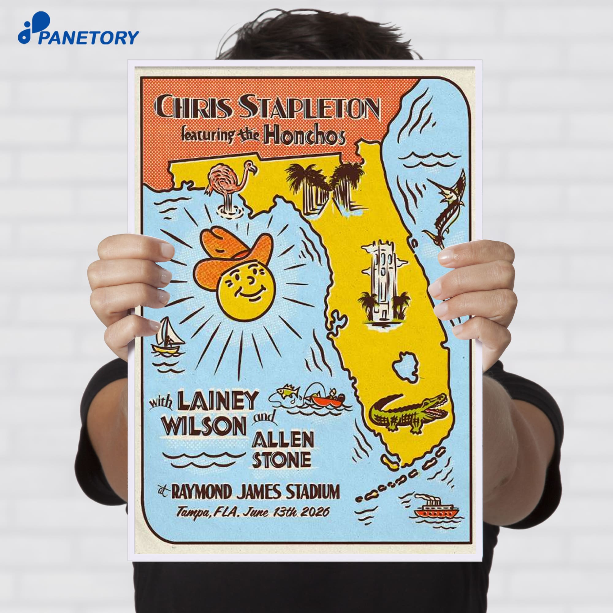 Chris Stapleton Raymond James Stadium Tampa Fl Jun 13 2026 Poster Chris Stapleton Raymond James Stadium Tampa Fl Jun 13 2026 Poster