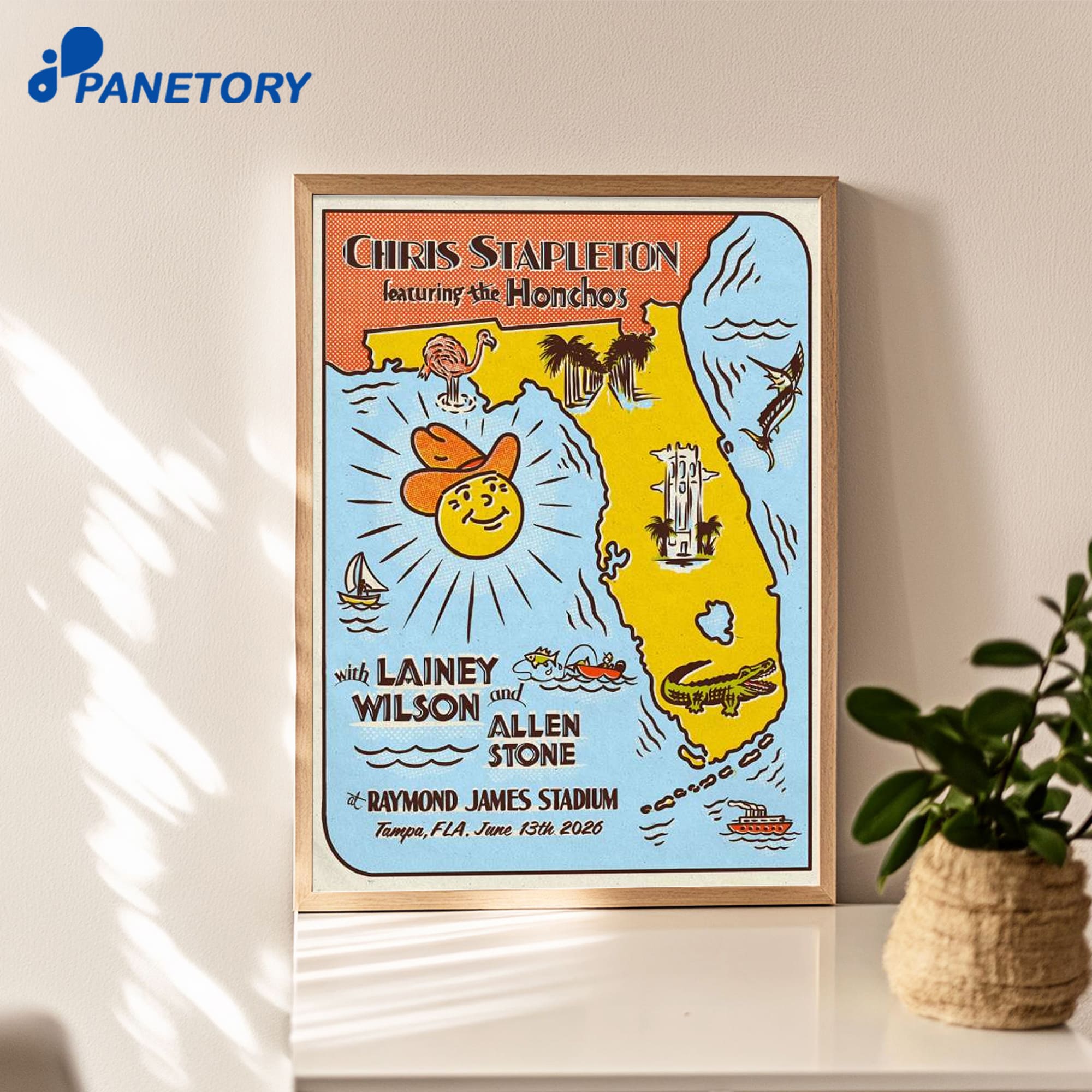 Chris Stapleton Raymond James Stadium Tampa Fl Jun 13 2026 Poster Chris Stapleton Raymond James Stadium Tampa Fl Jun 13 2026 Poster