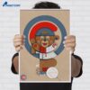 Clark The Cub Wrigley Field Poster 2