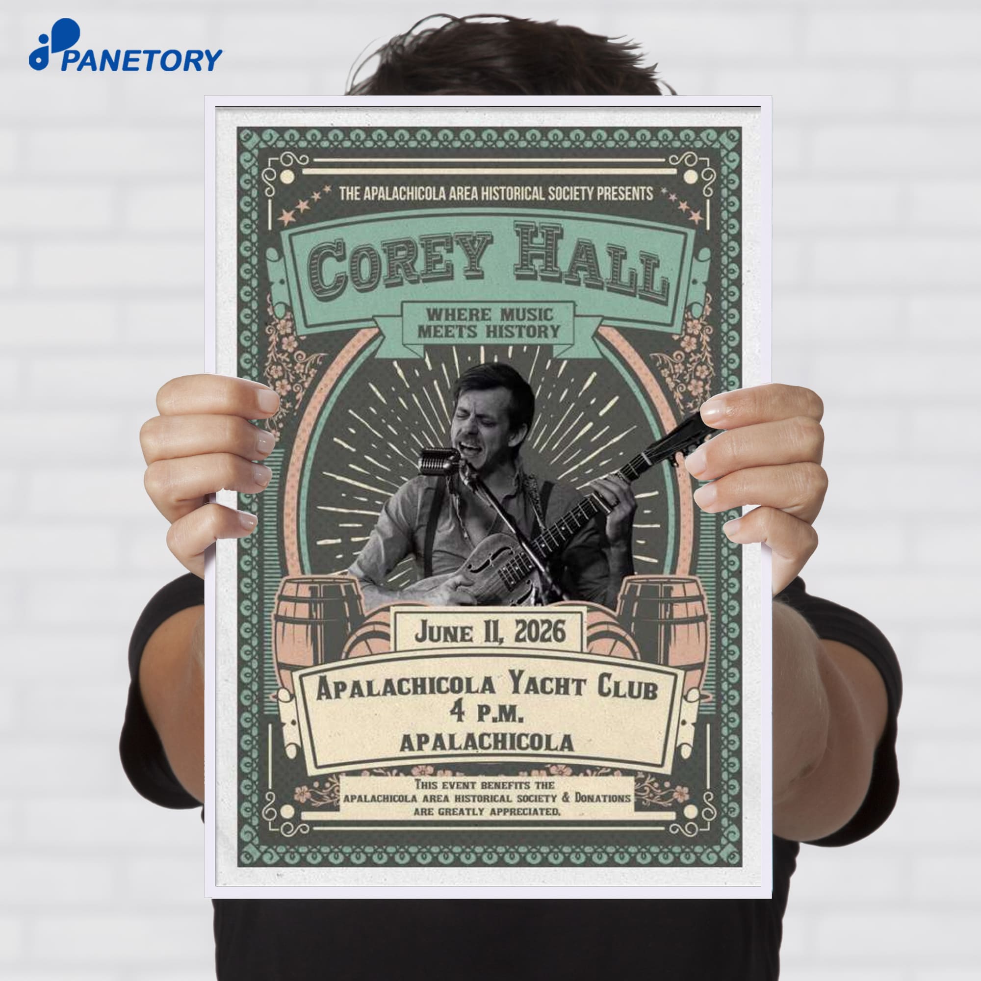 Corey Hall Apalachicola Yacht Club Apalachicola Fl Jun 11 2026 Poster Corey Hall Apalachicola Yacht Club Apalachicola Fl Jun 11 2026 Poster