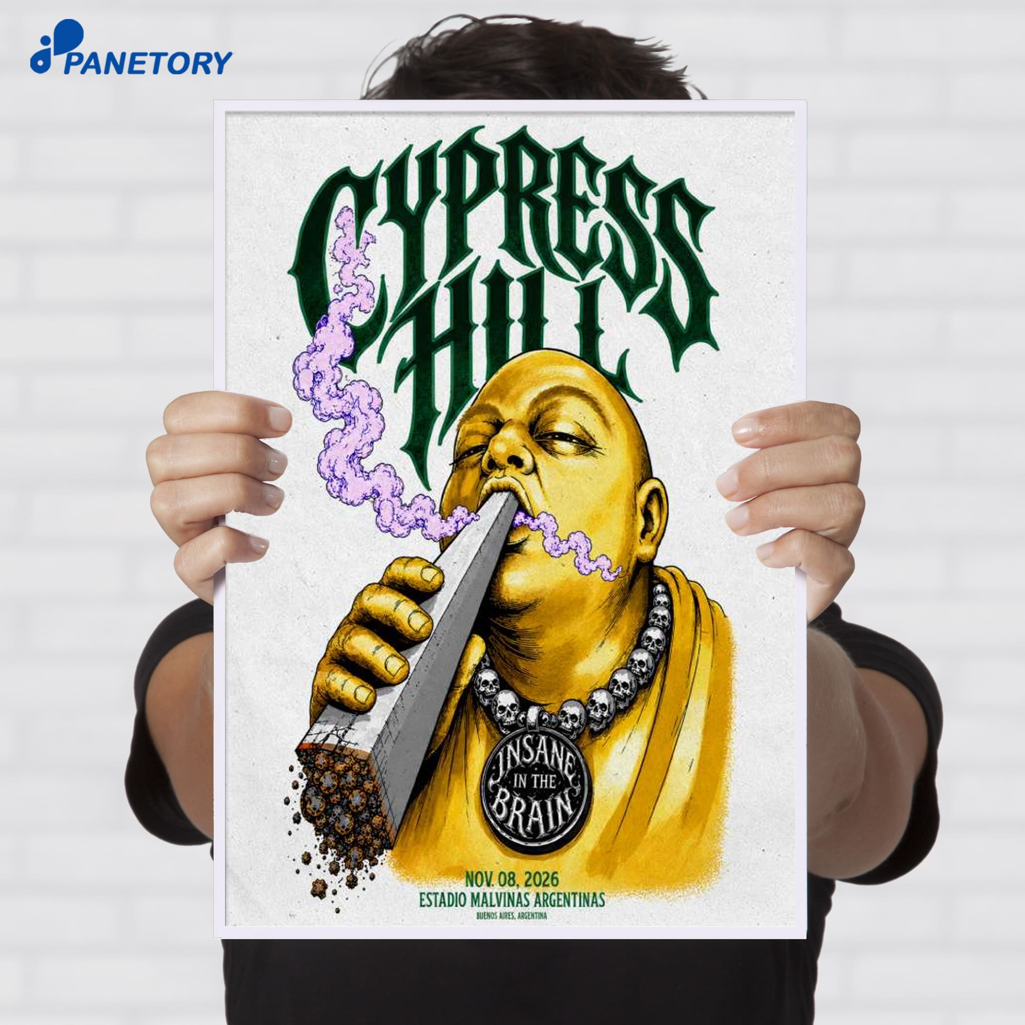 Cypress Hill Buenos Aires Argentina Nov 8 2026 Poster Cypress Hill Buenos Aires Argentina Nov 8 2026 Poster