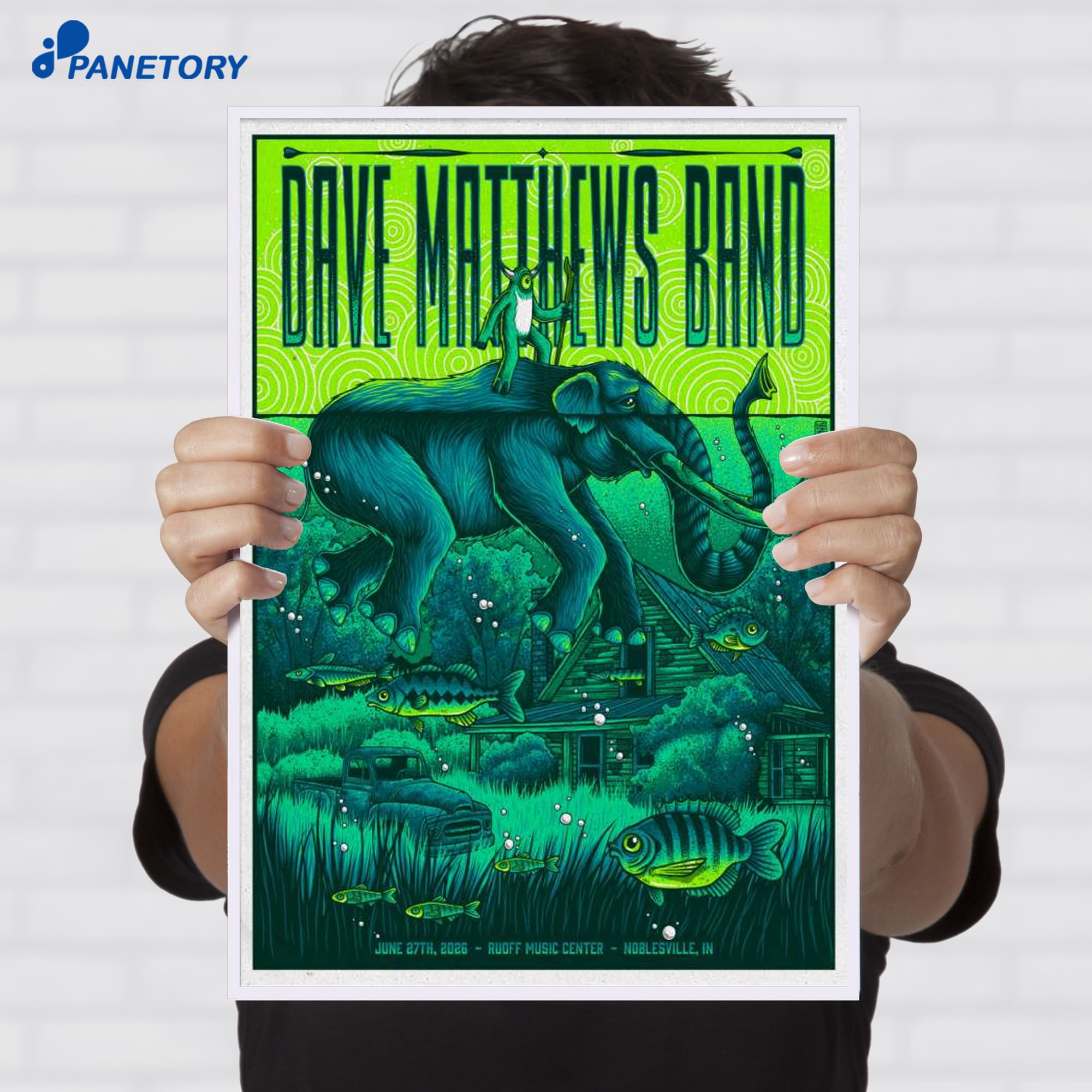 Dave Matthews Band Noblesville In Jun 27 2026 Poster Dave Matthews Band Noblesville In Jun 27 2026 Poster