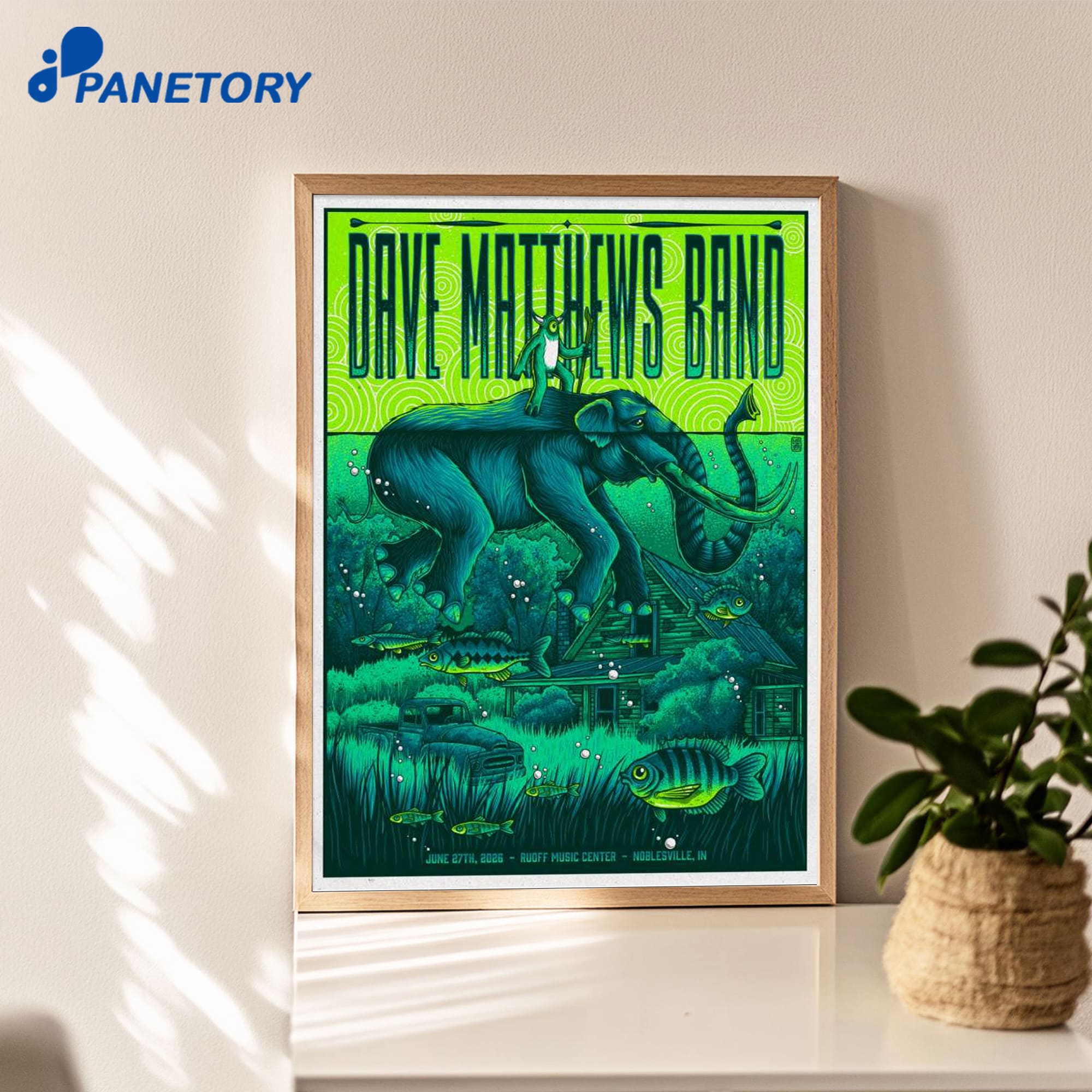 Dave Matthews Band Noblesville In Jun 27 2026 Poster Dave Matthews Band Noblesville In Jun 27 2026 Poster