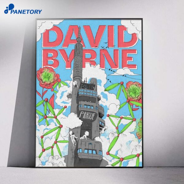 David Byrne O2 Universum Prague Czechia Jun 17 2026 Poster