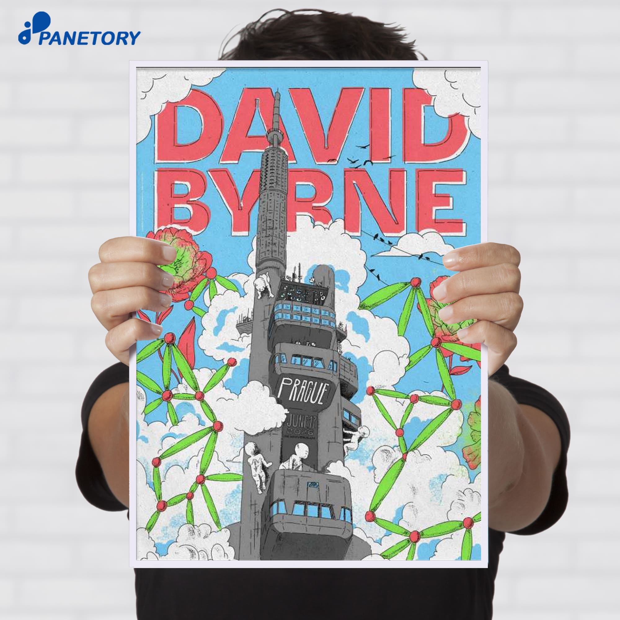 David Byrne O2 Universum Prague Czechia Jun 17 2026 Poster David Byrne O2 Universum Prague Czechia Jun 17 2026 Poster