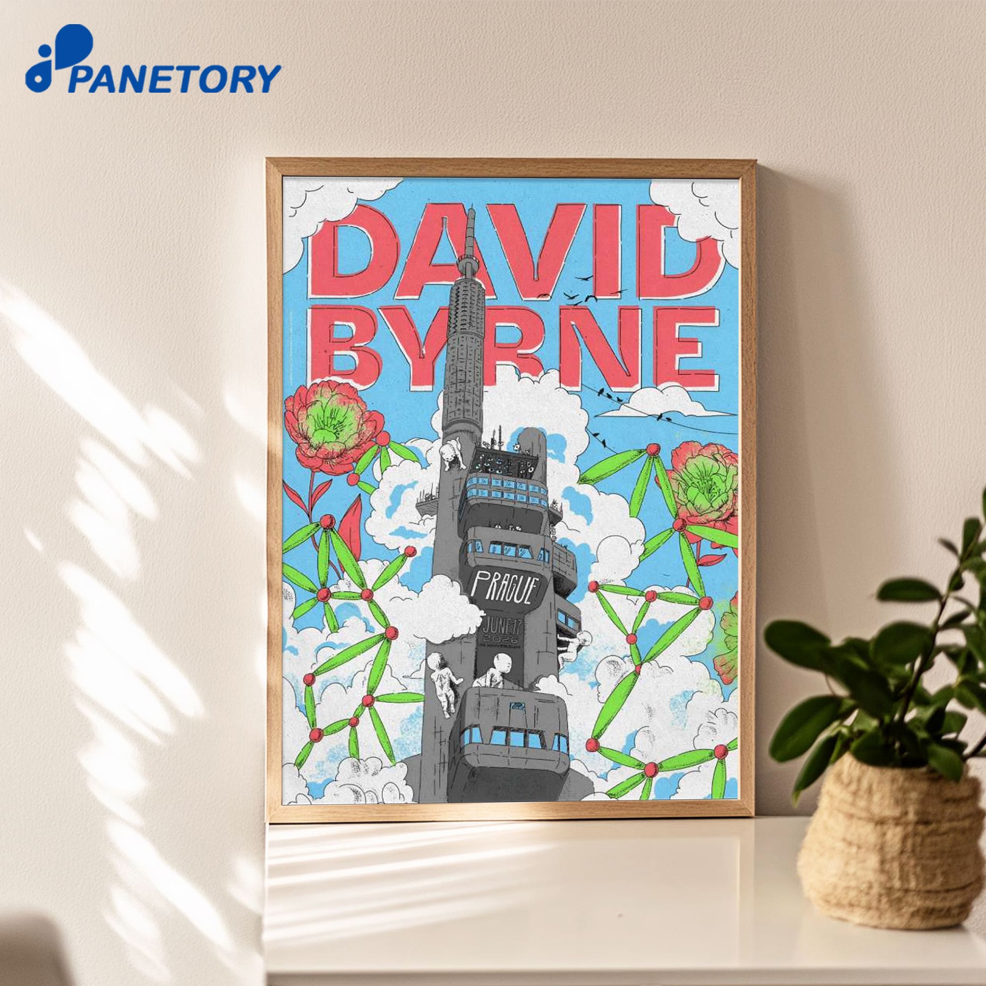 David Byrne O2 Universum Prague Czechia Jun 17 2026 Poster David Byrne O2 Universum Prague Czechia Jun 17 2026 Poster