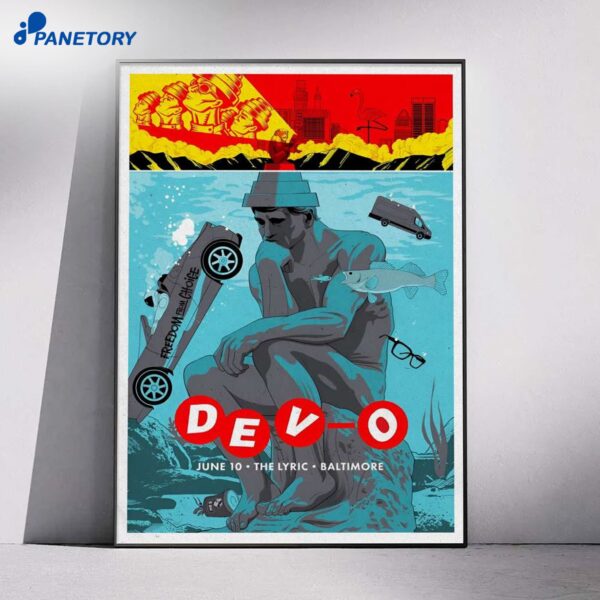 Devo Baltimore MD Jun 10 2026 Poster