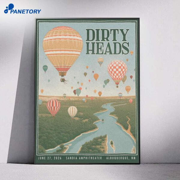 Dirty Heads Albuquerque NM Jun 27 2026 Poster