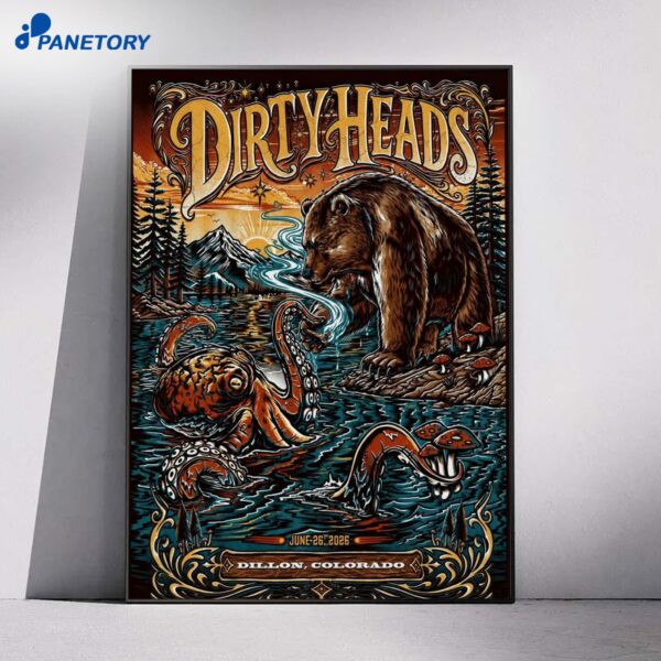 Dirty Heads Dillon Amphitheater Dillon CO Jun 26 2026 Poster