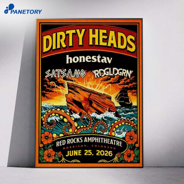 Dirty Heads Morrison Red Rocks Amphitheatre Jun 25 2026 Poster
