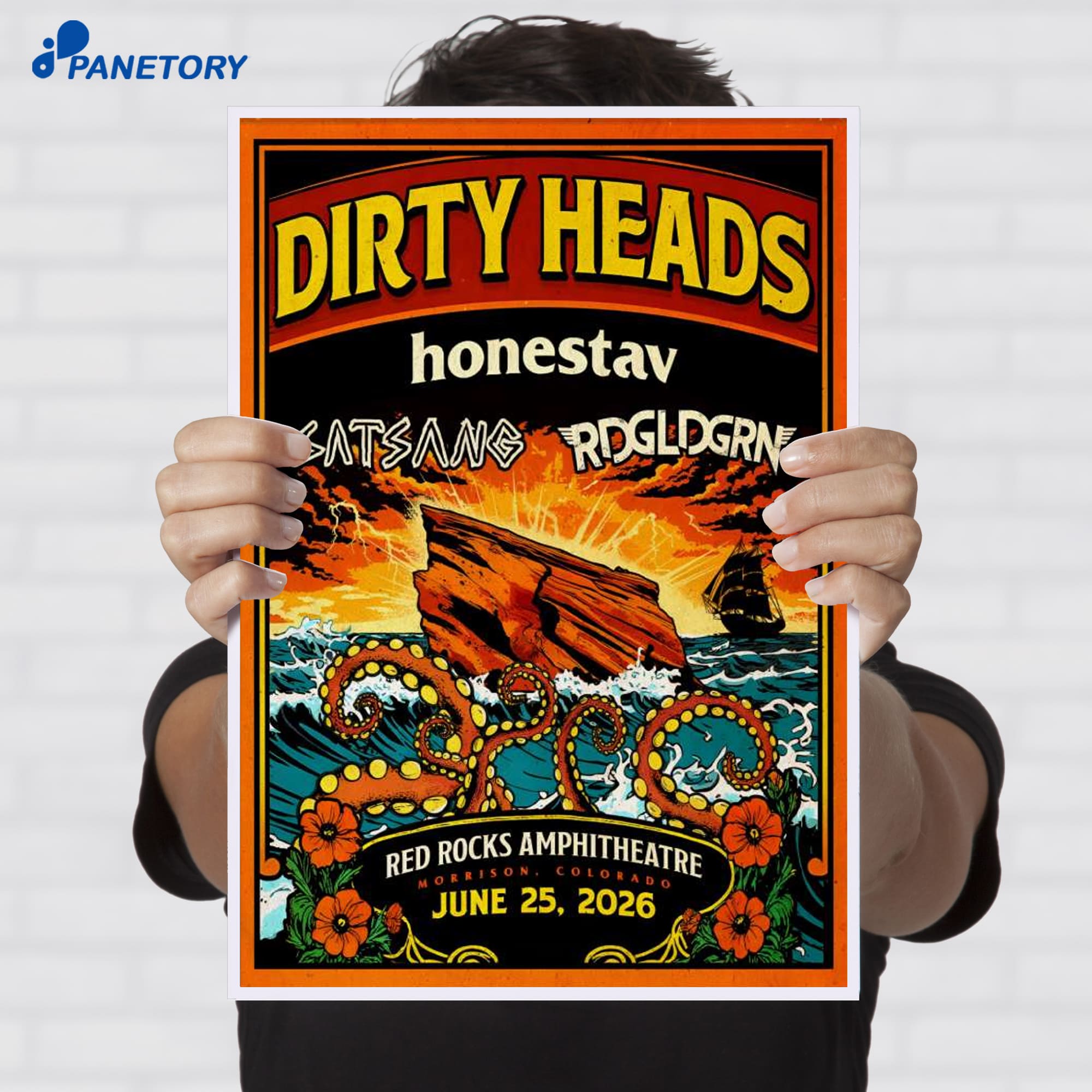 Dirty Heads Red Rocks Shows Jun 25 2026 Poster Dirty Heads Red Rocks Shows Jun 25 2026 Poster