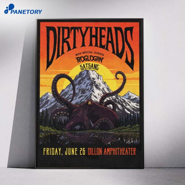 Dirty Heads Tour Concerts Dillon CO Jun 26 2026 Poster