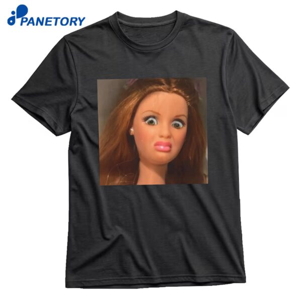 Disgusted Doll Barbie Face Troll Meme T-Shirt